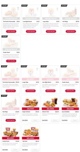 KFC NZ App Only Delivery Deals