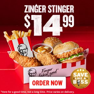 KFC 14.99 Zinger Stinger
