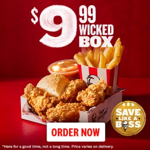 KFC 9.99 Wicked Box