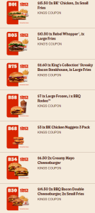 Burger King Coupons valid until 21 May 2024
