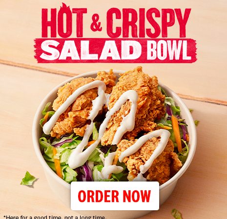 KFC Hot Crispy Salad Bowl