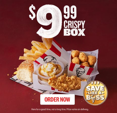 KFC 9.99 Crispy Box